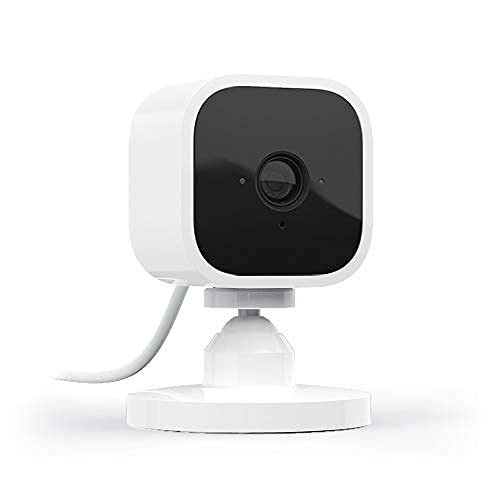 Blink Mini Cámara de Seguridad para Interiores – Compacta, Inteligente, con video de alta definición 1080,Con Visión Nocturna y Detección de Movimiento