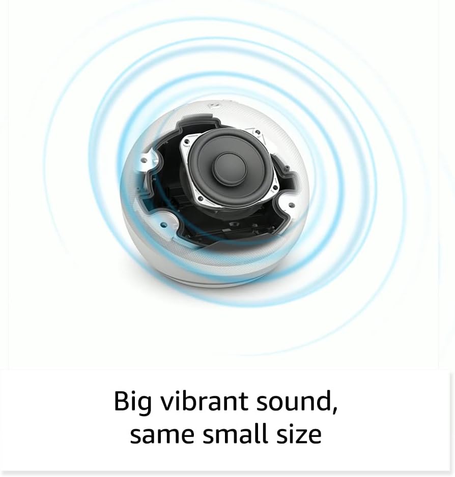Amazon Echo Dot 5ta Generación - Parlante Alexa con Sonido Vibrante para Dormitorios, Comedores y Oficinas (Carbón) - Usado, Probado por Amazon - Imagen 2