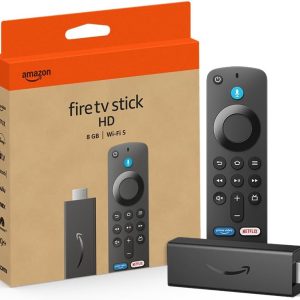 Amazon Fire TV Stick HD (modelo más reciente), Disfruta streaming en Full HD con el Fire TV Stick y controla todo con Alexa. Accede a TV en vivo, apps y contenido gratuito desde cualquier lugar.