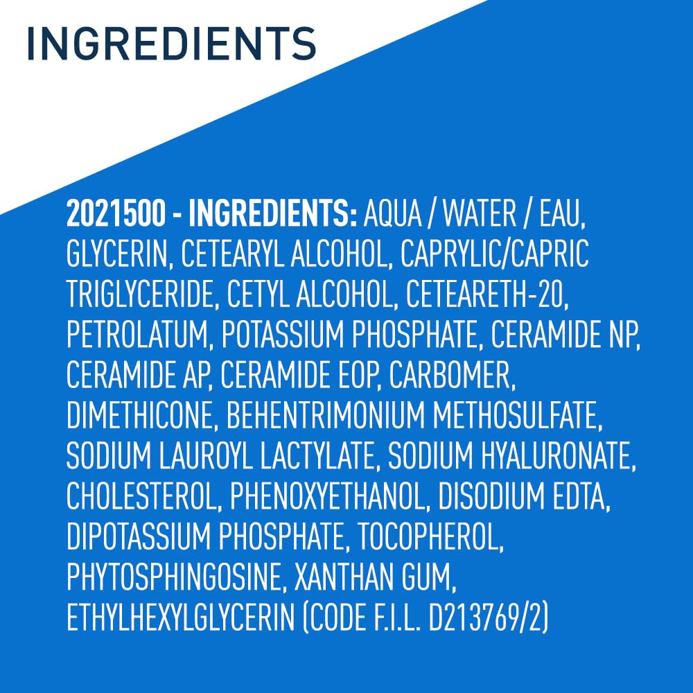CeraVe – Crema Hidratante para Rostro y Cuerpo, Piel Normal a Seca (8 oz) - Imagen 2