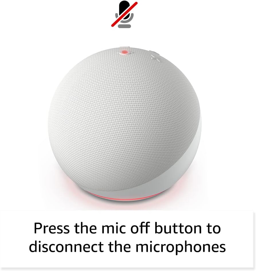 Amazon Echo Dot 5ta Generación - Parlante Alexa con Sonido Vibrante para Dormitorios, Comedores y Oficinas (Carbón) - Usado, Probado por Amazon - Imagen 6