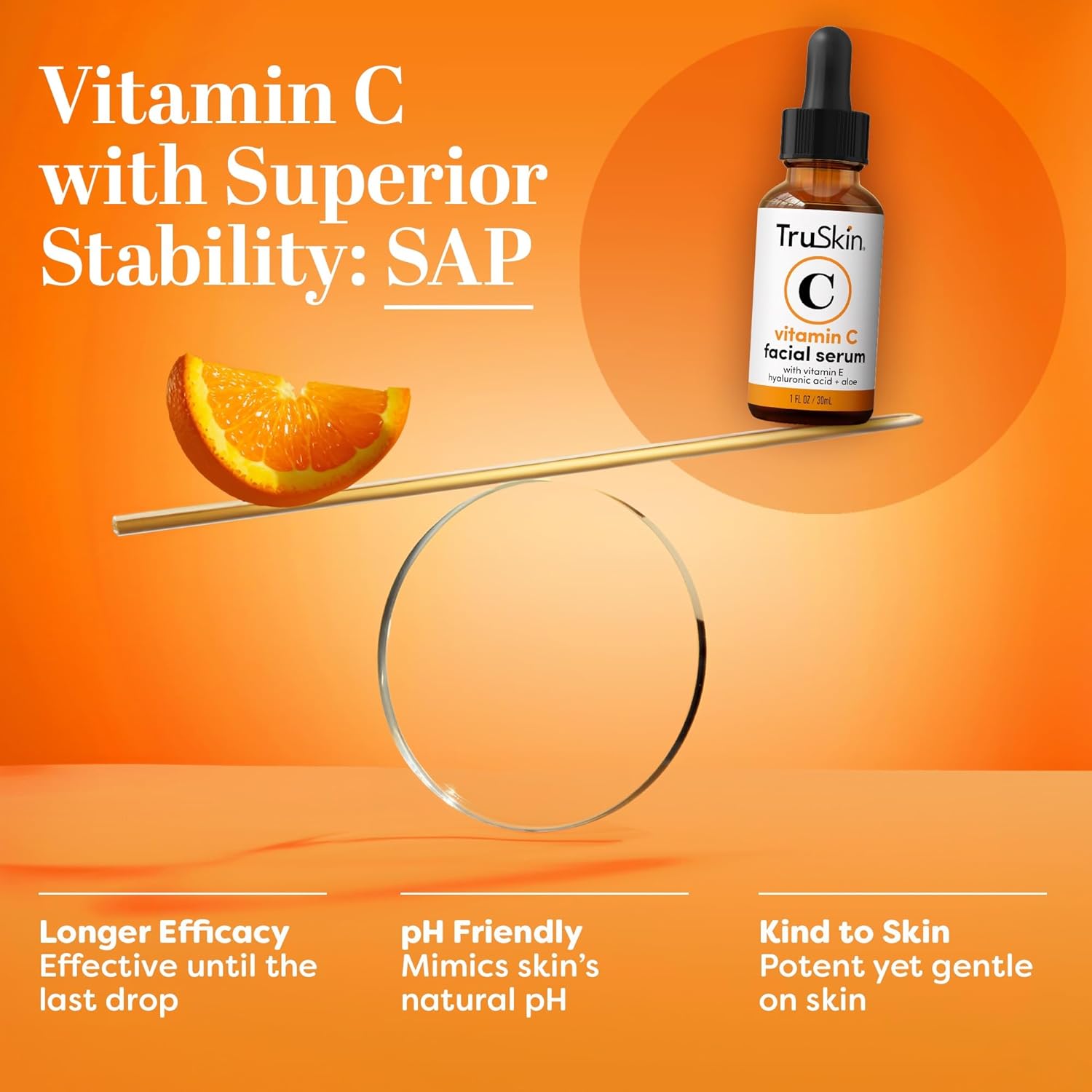 TruSkin – Suero Facial Iluminador con Vitamina C, Ácido Hialurónico y Vitamina E - Imagen 7