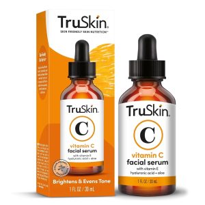 TruSkin – Suero Facial Iluminador con Vitamina C, Ácido Hialurónico y Vitamina E