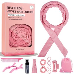 Yampahpa-Diadema para Rizar el Cabello sin Calor – Rulos Flexibles y Suaves para Ondas Naturales, Ideal para Usar Mientras Duermes