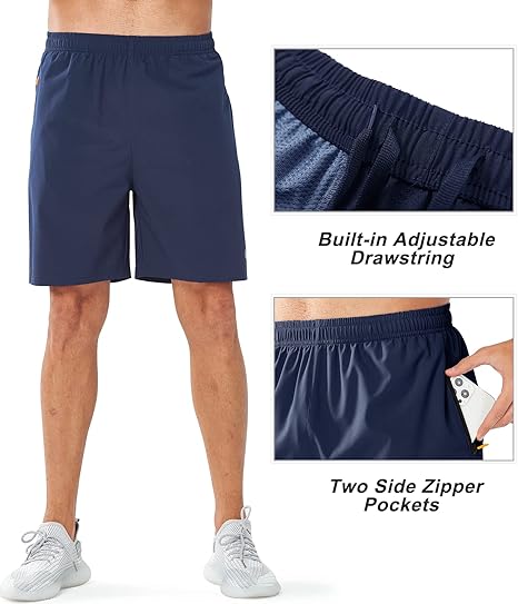 NORTHYARD – Shorts Deportivos de Hombre Ligeros y de Secado Rápido para Entreno y Outdoor - Imagen 3