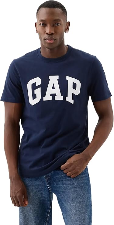 Gap Men's Everyday Soft Logo Tee – 100% Algodón, Cuello Redondo, Estilo Casual Diario - Imagen 2
