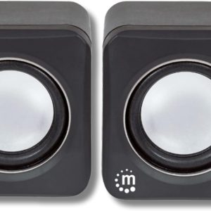 MANHATTAN Power Bank USB – Batería Portátil de 4400mAh, Compacta, Color Plateado, Modelo 166898