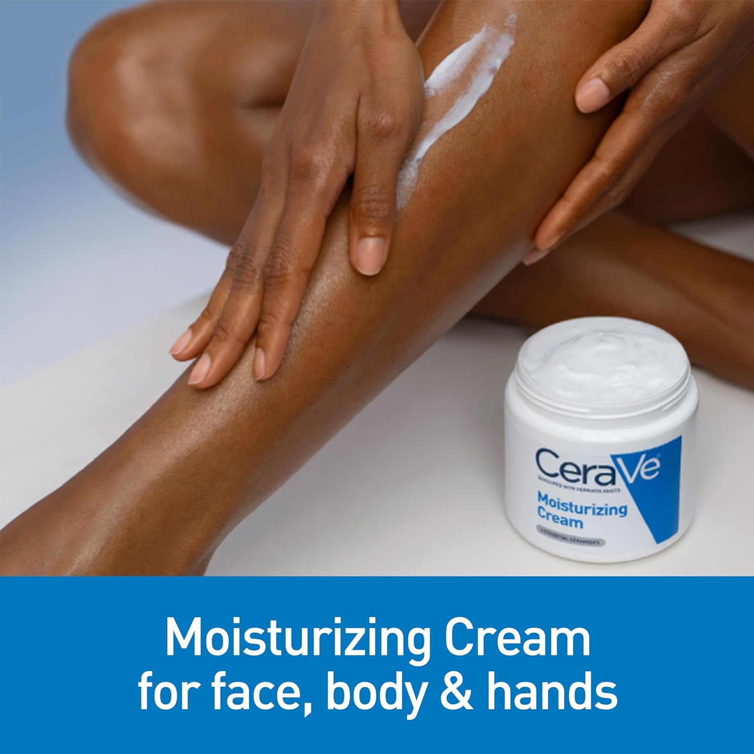 CeraVe – Crema Hidratante para Rostro y Cuerpo, Piel Normal a Seca (8 oz) - Imagen 6