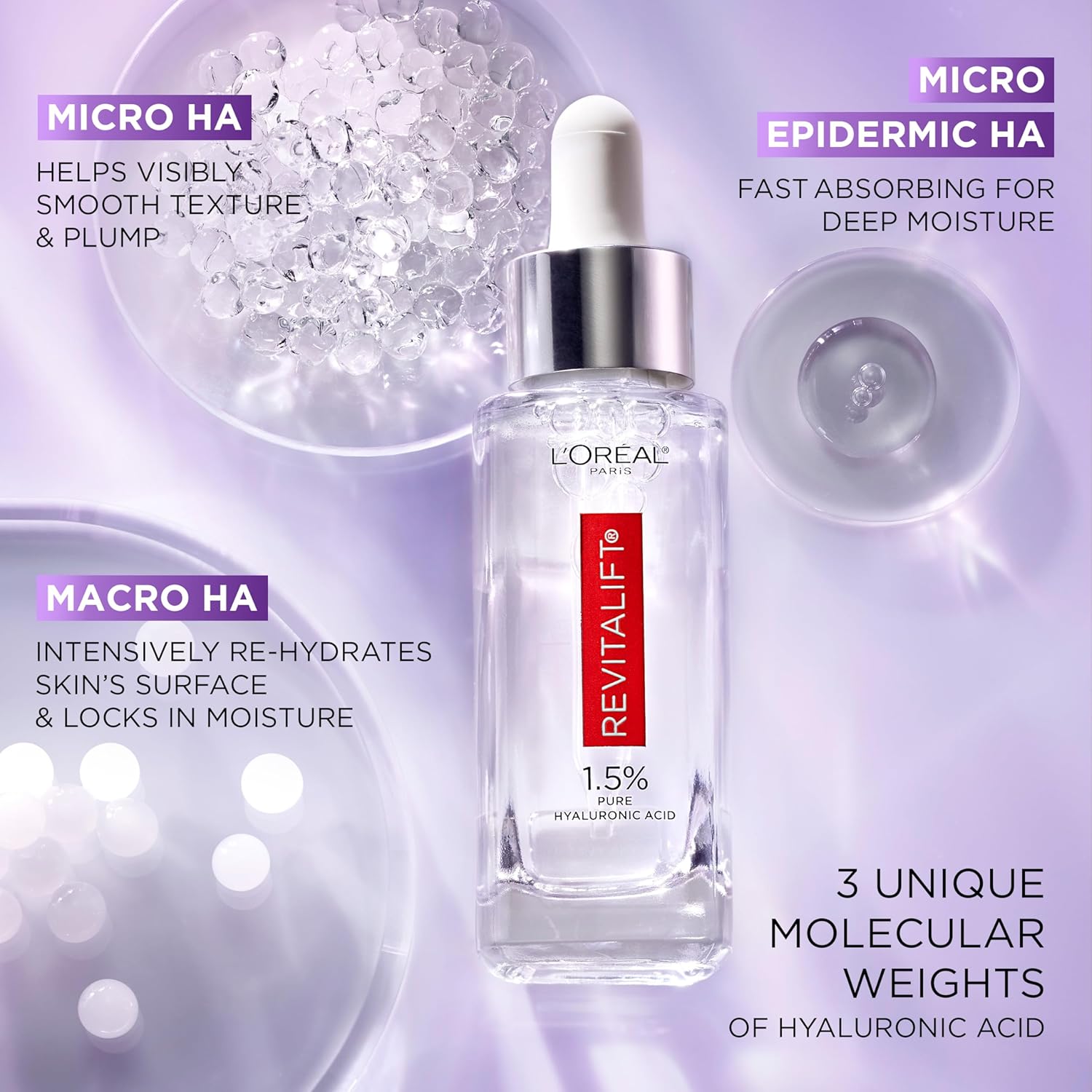 L'Oreal Paris – Suero Facial 1.5% Ácido Hialurónico para Hidratar y Rellenar la Piel - Imagen 9