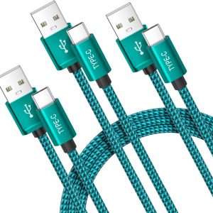 Basesailor – Cable CarPlay USB A a C para iPhone 15/16 y más, pack 3 longitudes, carga rápida y resistente.