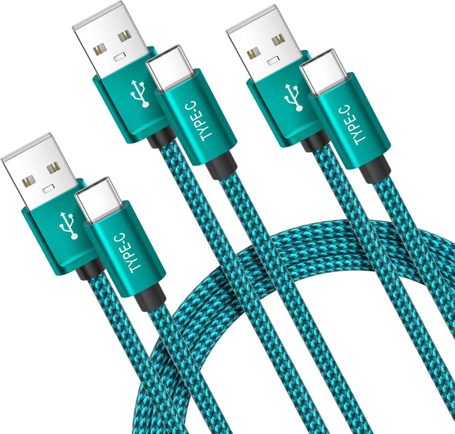 Basesailor – Cable CarPlay USB A a C para iPhone 15/16 y más, pack 3 longitudes, carga rápida y resistente.