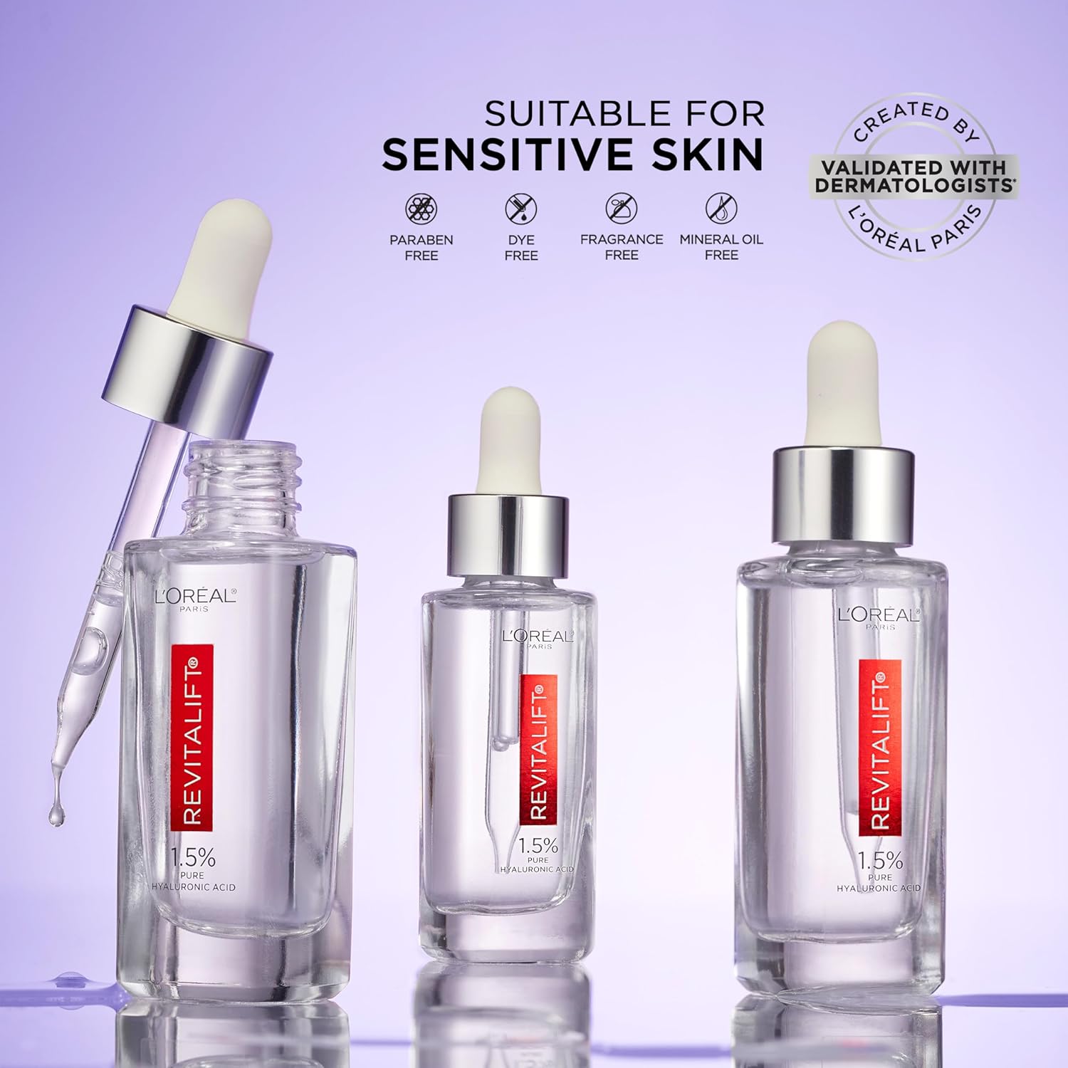 L'Oreal Paris – Suero Facial 1.5% Ácido Hialurónico para Hidratar y Rellenar la Piel - Imagen 5