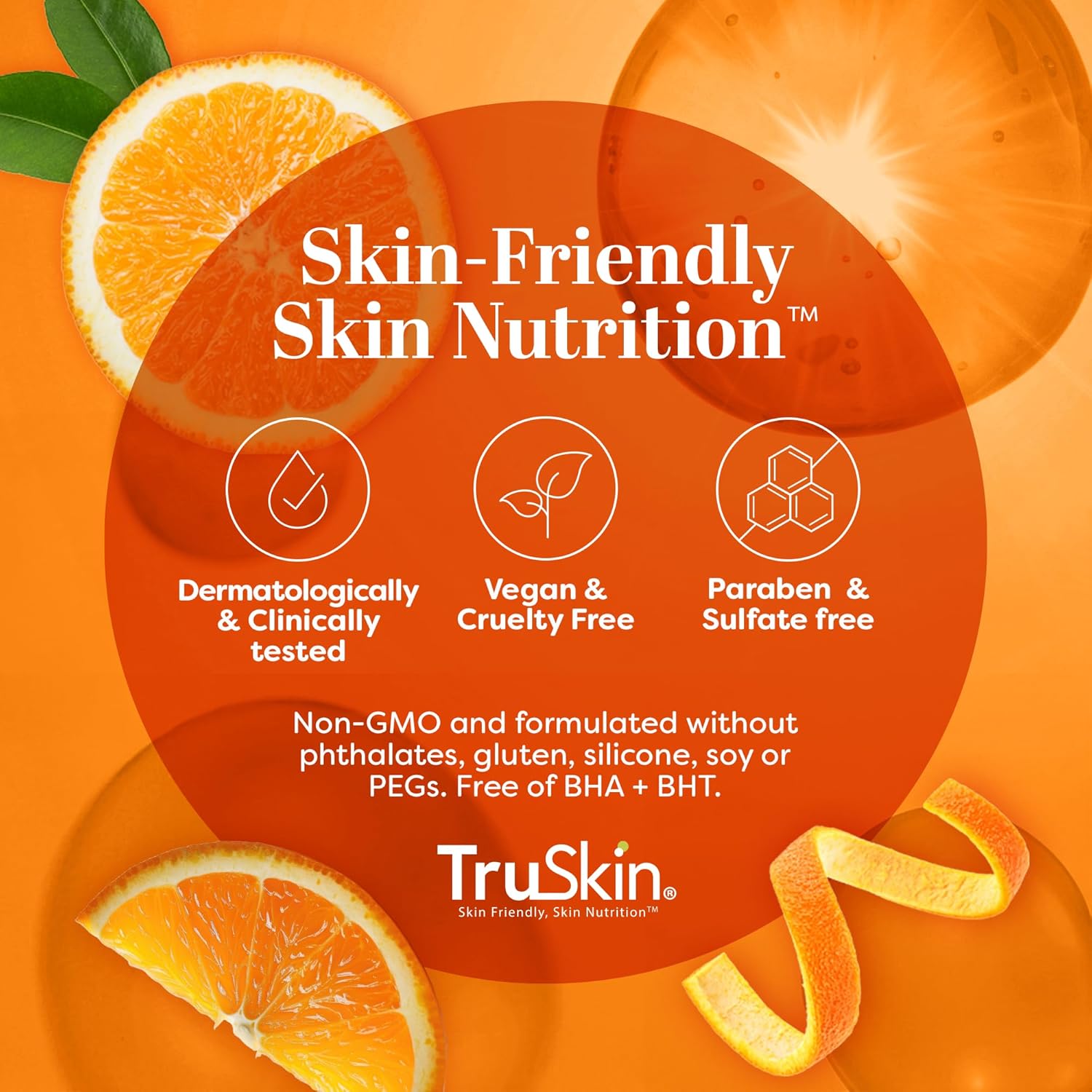 TruSkin – Suero Facial Iluminador con Vitamina C, Ácido Hialurónico y Vitamina E - Imagen 4