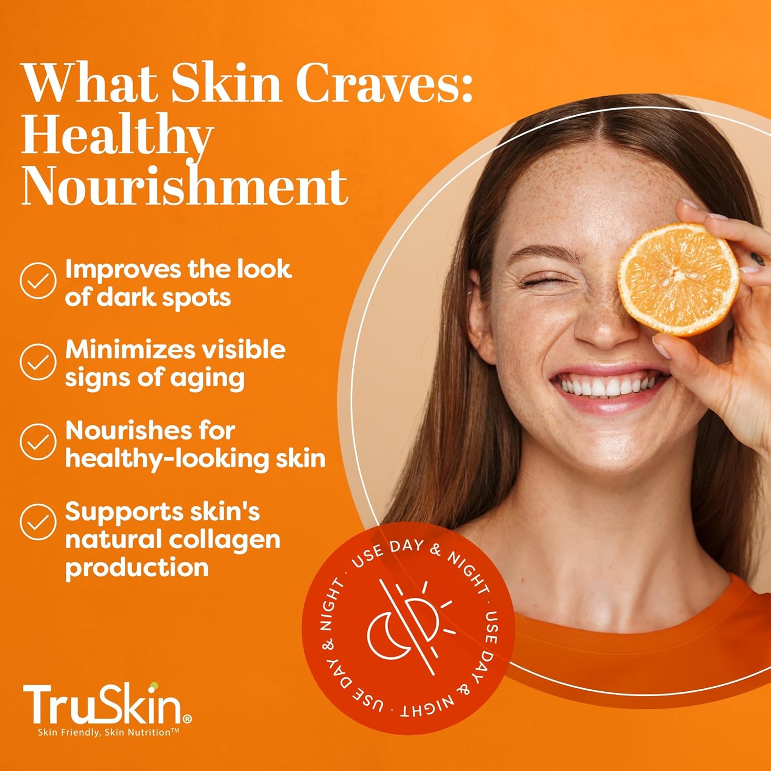 TruSkin – Suero Facial Iluminador con Vitamina C, Ácido Hialurónico y Vitamina E - Imagen 5