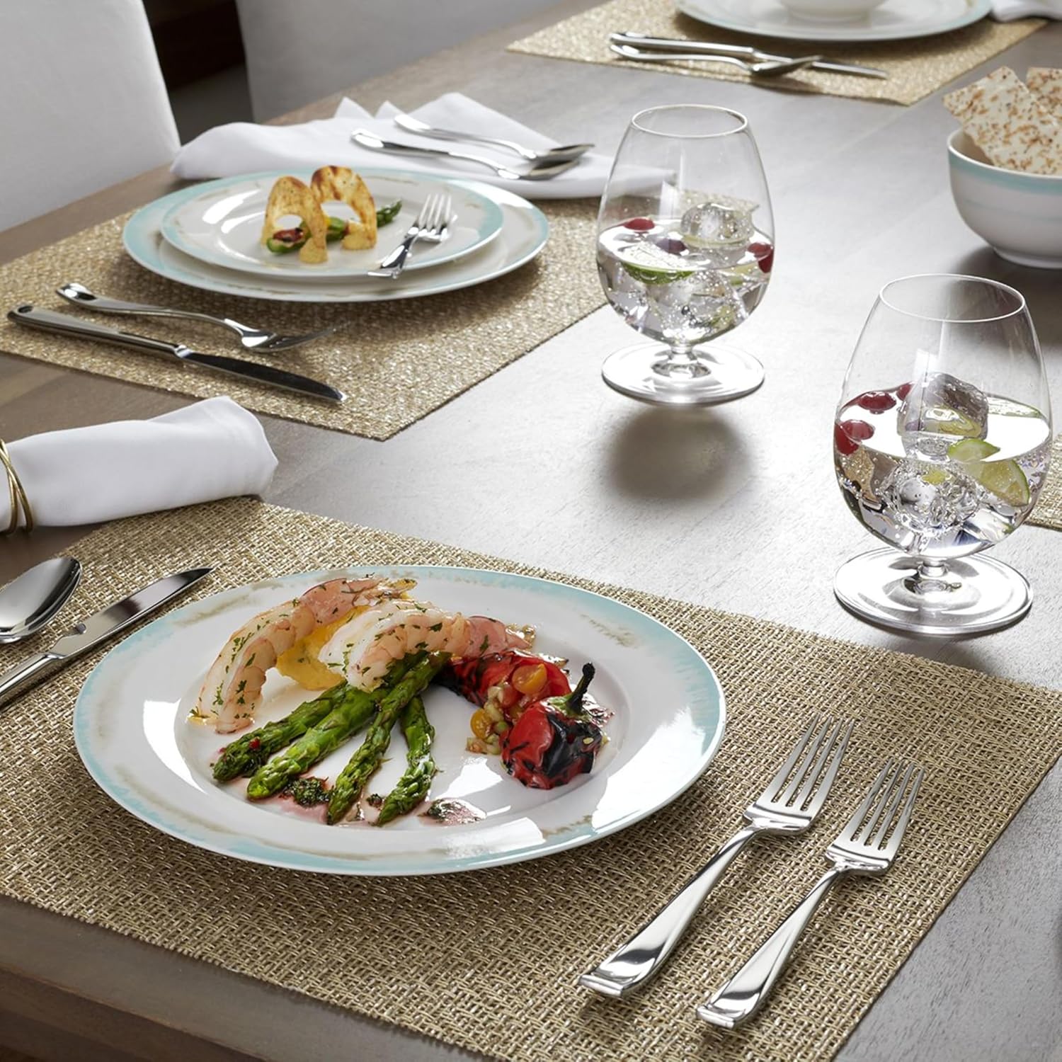 Oneida Moda – Set de 65 cubiertos de acero para 12 personas - Imagen 7