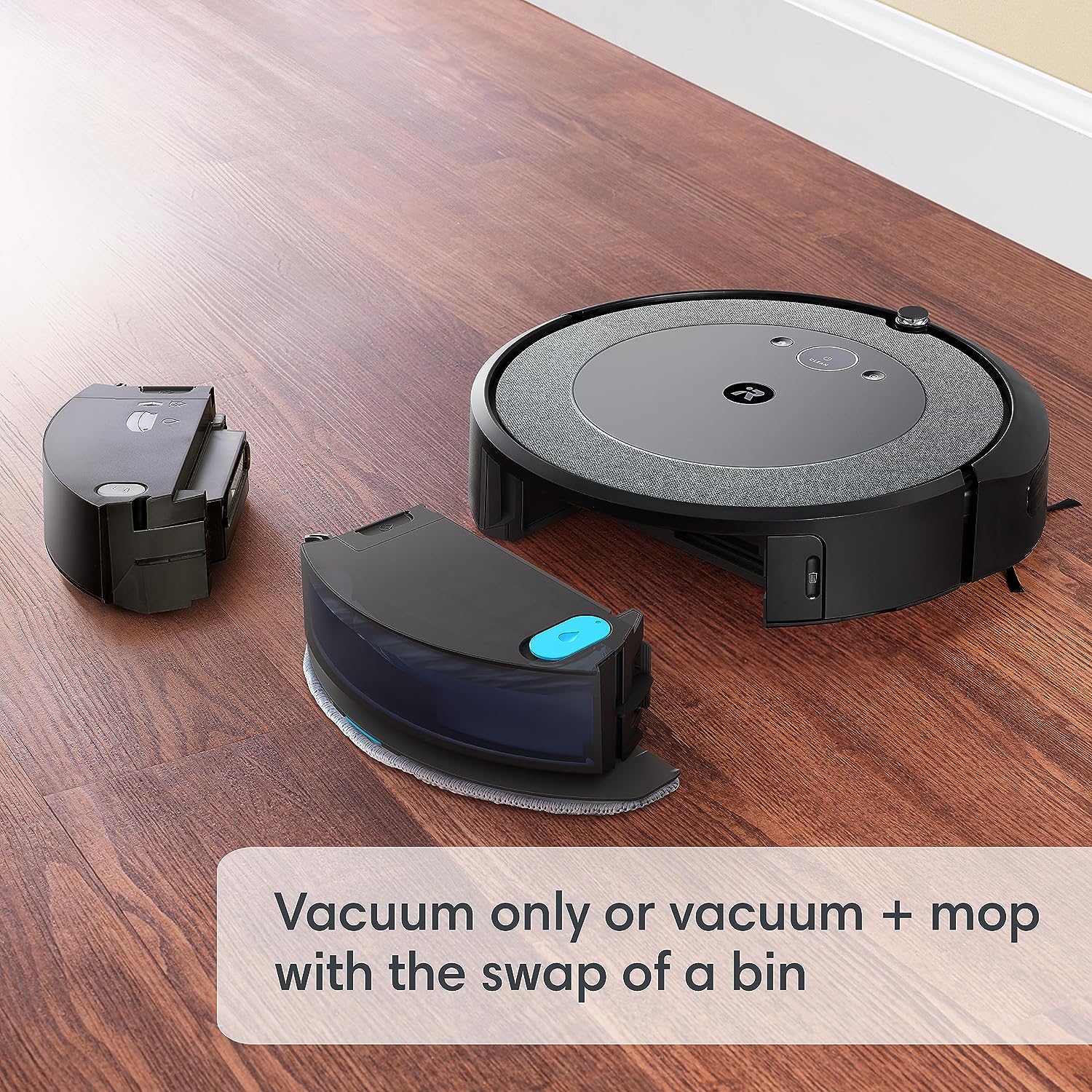 iRobot Roomba Aspiradora y trapeador Roomba Combo i5 con mapeo inteligente. Limpia por habitaciones, ideal para pelo de mascotas y suelos húmedos o secos. - Imagen 7