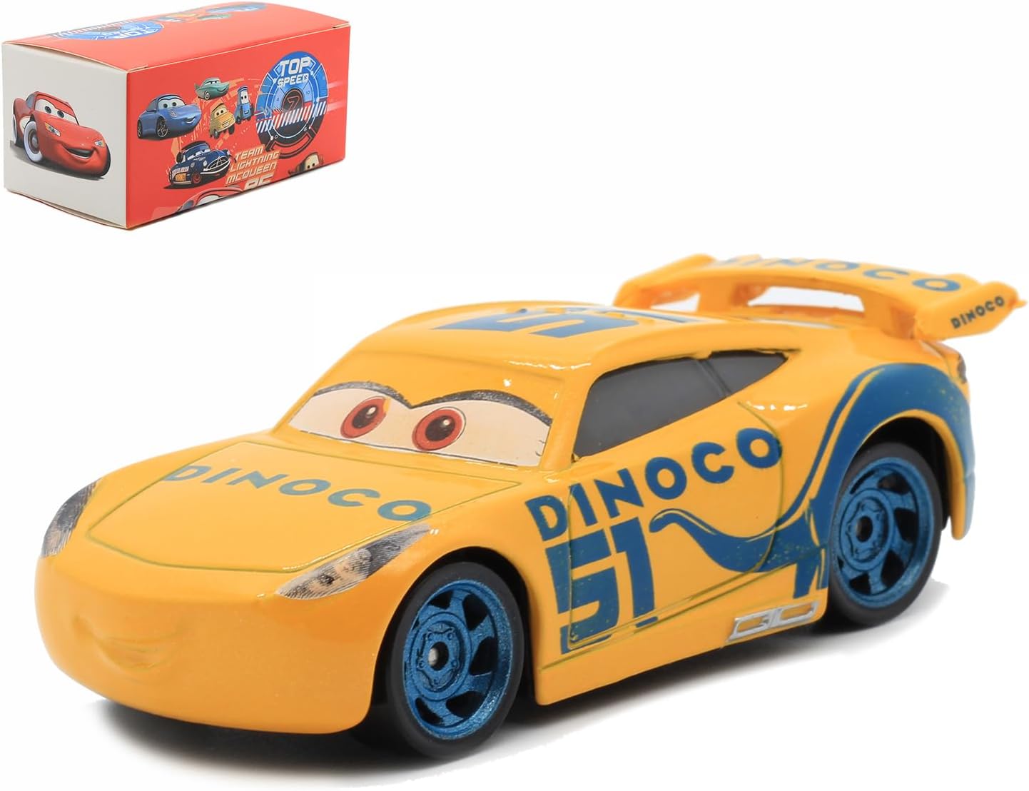 Coche de Juguete Cars 3 –Ramírez– Jackson Storm / The King | Vehículo Fundido a Presión | Regalo de Cumpleaños para Niños Fans de la Película Cars