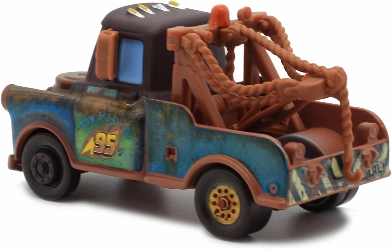 Coche de Juguete Cars 3– Mater – Jackson Storm / The King | Vehículo Fundido a Presión para Niños | Ideal como Regalo de Cumpleaños para Fans de la Película Cars - Imagen 3