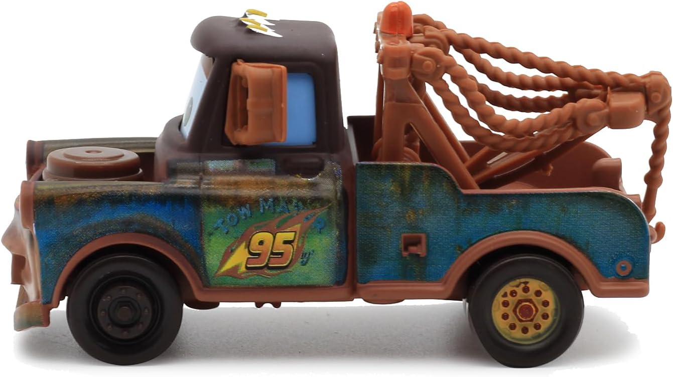 Coche de Juguete Cars 3– Mater – Jackson Storm / The King | Vehículo Fundido a Presión para Niños | Ideal como Regalo de Cumpleaños para Fans de la Película Cars - Imagen 4