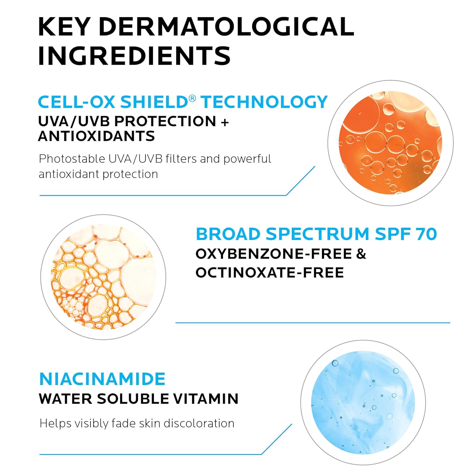 La Roche-Posay Anthelios UV Correct SPF 70 – Protector Solar Facial Antiedad con Niacinamida para Piel Sensible - Imagen 5