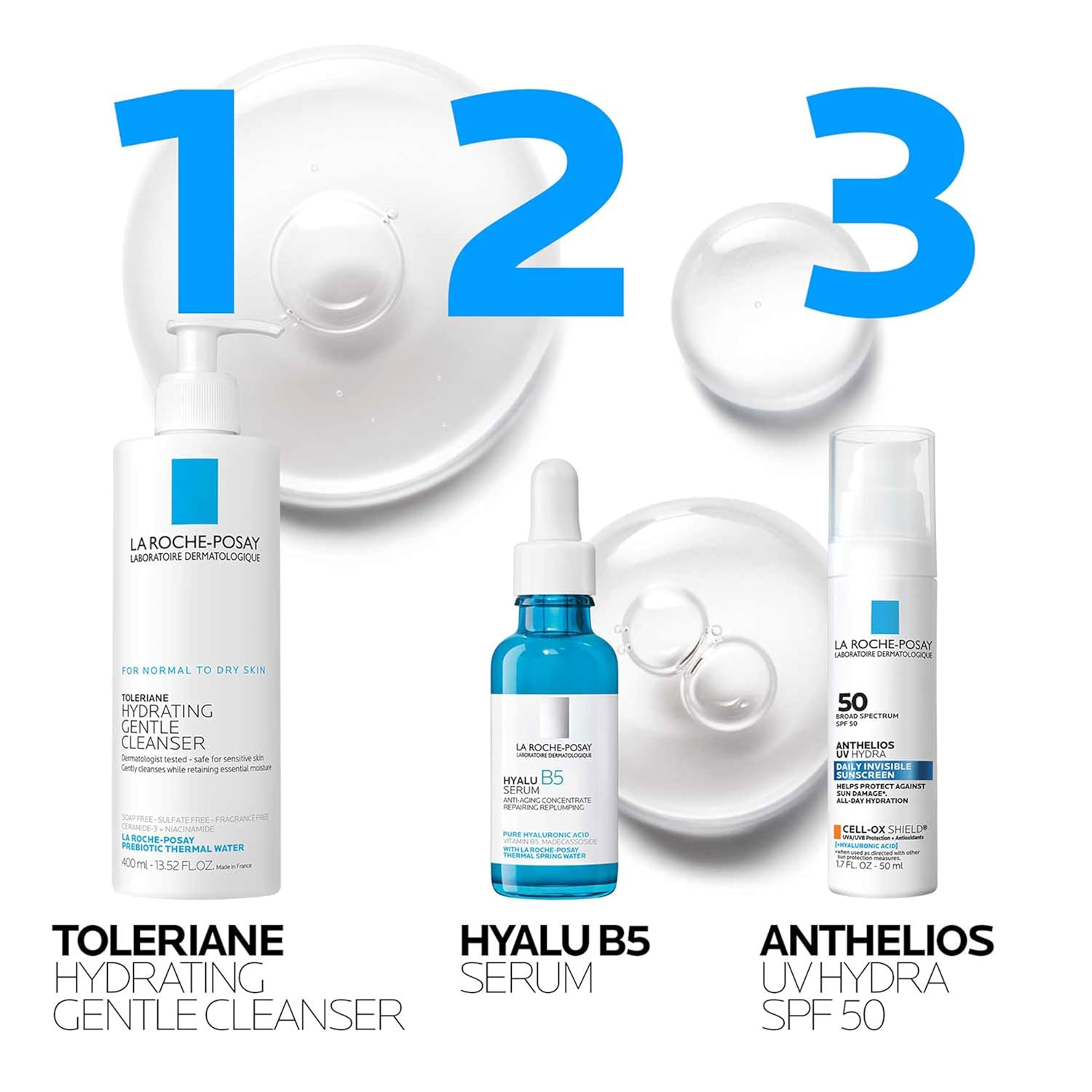 La Roche-Posay Hyalu B5 – Suero Facial Hidratante con Ácido Hialurónico Puro y Vitamina B5 para Rellenar y Reparar la Piel - Imagen 4