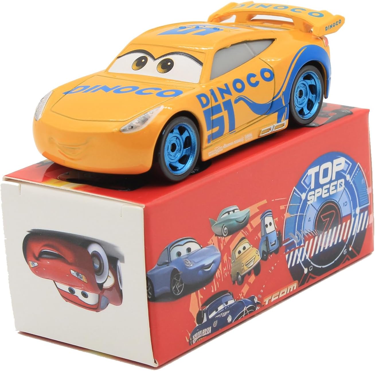 Coche de Juguete Cars 3 –Ramírez– Jackson Storm / The King | Vehículo Fundido a Presión | Regalo de Cumpleaños para Niños Fans de la Película Cars - Imagen 5