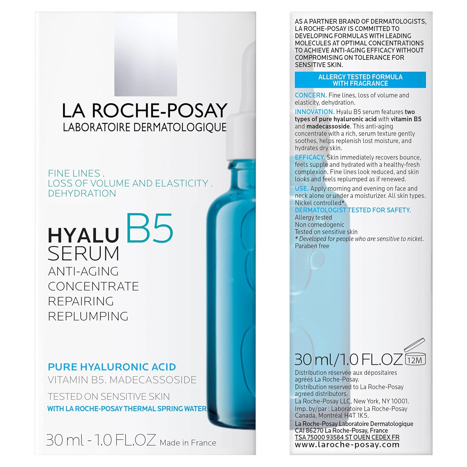 La Roche-Posay Hyalu B5 – Suero Facial Hidratante con Ácido Hialurónico Puro y Vitamina B5 para Rellenar y Reparar la Piel - Imagen 7