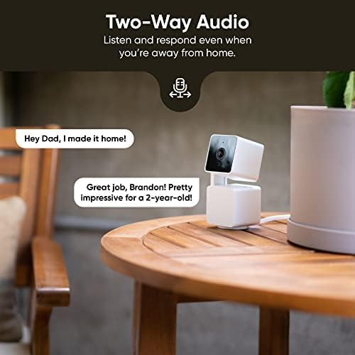 WYZE - Cam Pan v3 – Cámara de Seguridad Inteligente 360° IP65, Full HD 1080P, Visión Nocturna a Color, Seguimiento de Movimiento, Compatible con Alexa y Google - Imagen 3