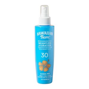 Hawaiian Tropic -  Bruma Solar Hidratante Corporal en Spray FPS 30, 150 ml a Base de Agua