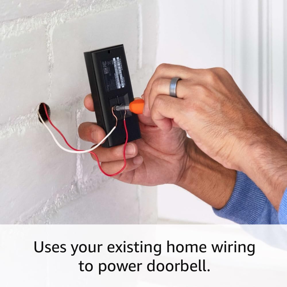 Ring - Video Doorbell Wired (Último Modelo) – Timbre Inteligente con Cámara HD, Audio Bidireccional, Detección Avanzada de Movimiento y Alertas en Tiempo Real (Requiere Cableado) - Imagen 4