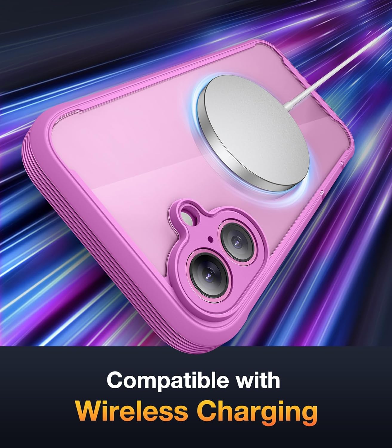 Diaclara - Funda Premium para iPhone 16 Plus 6.7" – Transparente, Protección 360°, con Vidrio Templado y Compatibilidad MagSafe - Imagen 7