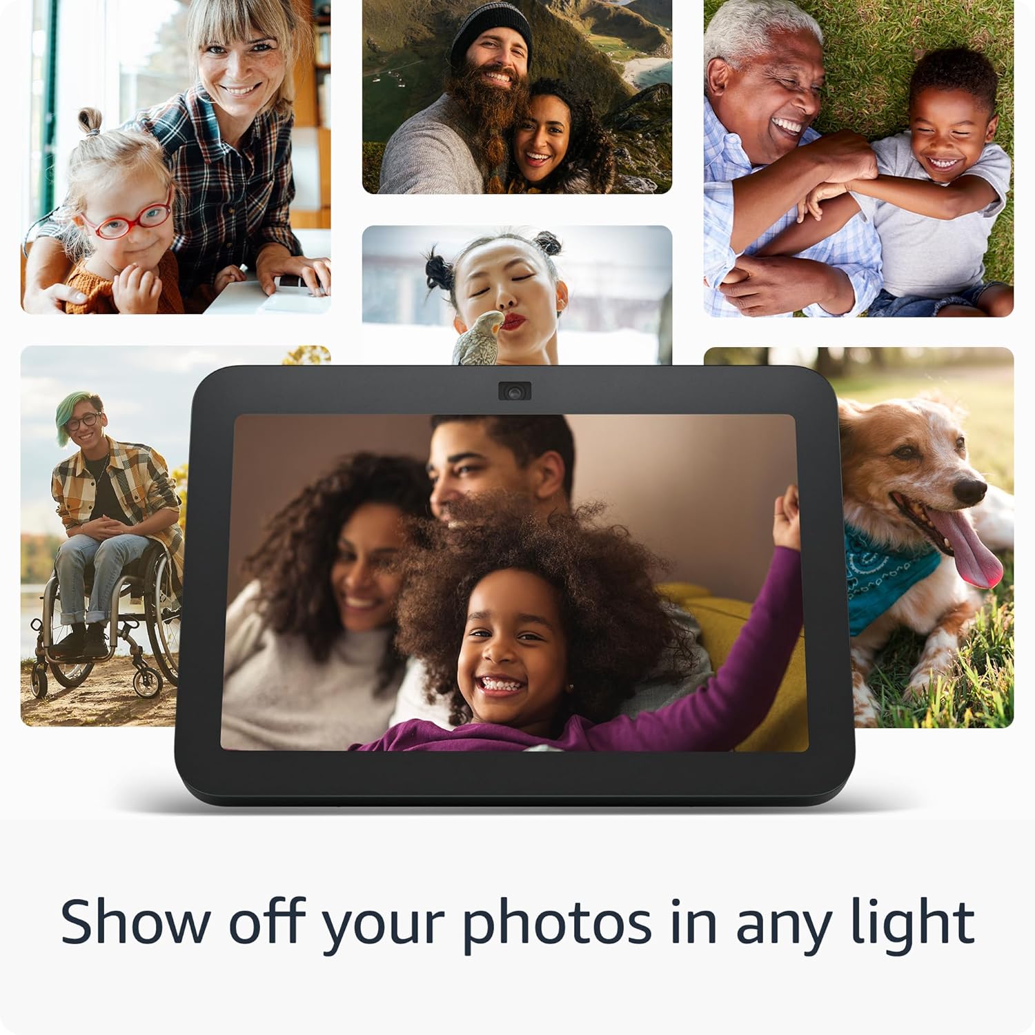 Amazon Echo Show 8 (Último Modelo) – Pantalla Inteligente con Alexa, Audio Espacial, Hub de Smart Home Integrado, Color Carbón - Imagen 6