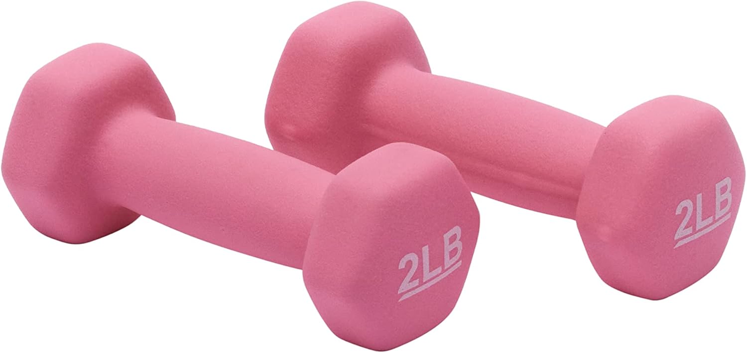 Amazon Basics - Mancuerna De Entrenamiento Con Revestimiento De Neopreno – Agarre Cómodo, Varios Pesos Disponibles - Imagen 6