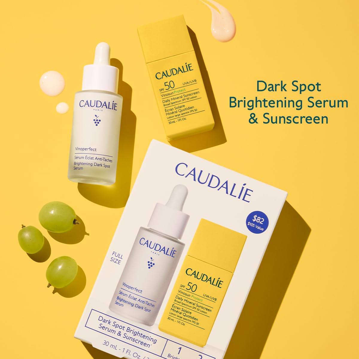 CAUDALÍE - Vinoperfect – Suero Iluminador Antimanchas con Viniferina, Alternativa a la Vitamina C 62 Veces Más Eficaz, para una Tez Más Brillante y Uniforme - Imagen 4