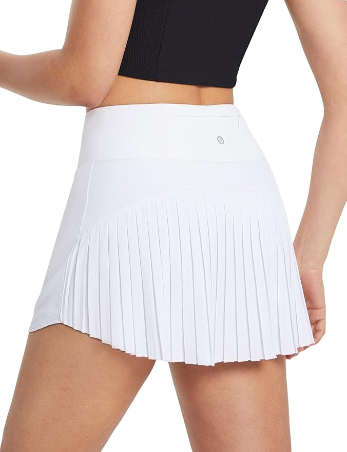 BALEAF - Falda Pantalón Plisada para Mujer – Falda de Tenis y Golf de Cintura Alta con Bolsillos, Ligera y Atlética - Imagen 4