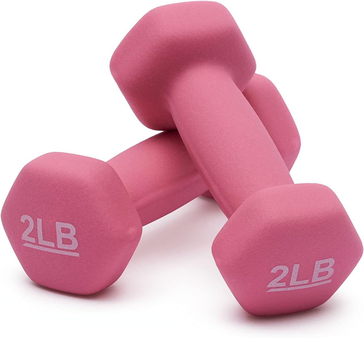 Amazon Basics - Mancuerna De Entrenamiento Con Revestimiento De Neopreno – Agarre Cómodo, Varios Pesos Disponibles - Imagen 4