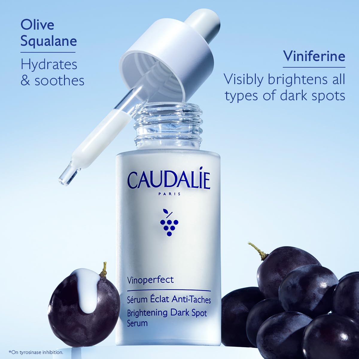 CAUDALÍE - Vinoperfect – Suero Iluminador Antimanchas con Viniferina, Alternativa a la Vitamina C 62 Veces Más Eficaz, para una Tez Más Brillante y Uniforme - Imagen 5