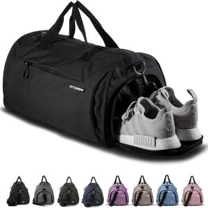 Fitgriff® - Bolsa De Gimnasio Para Hombres Y Mujeres – Con Compartimento Para Zapatos Y Artículos Húmedos, Ideal Para Viajes, Deportes, Fitness Y Entrenamiento