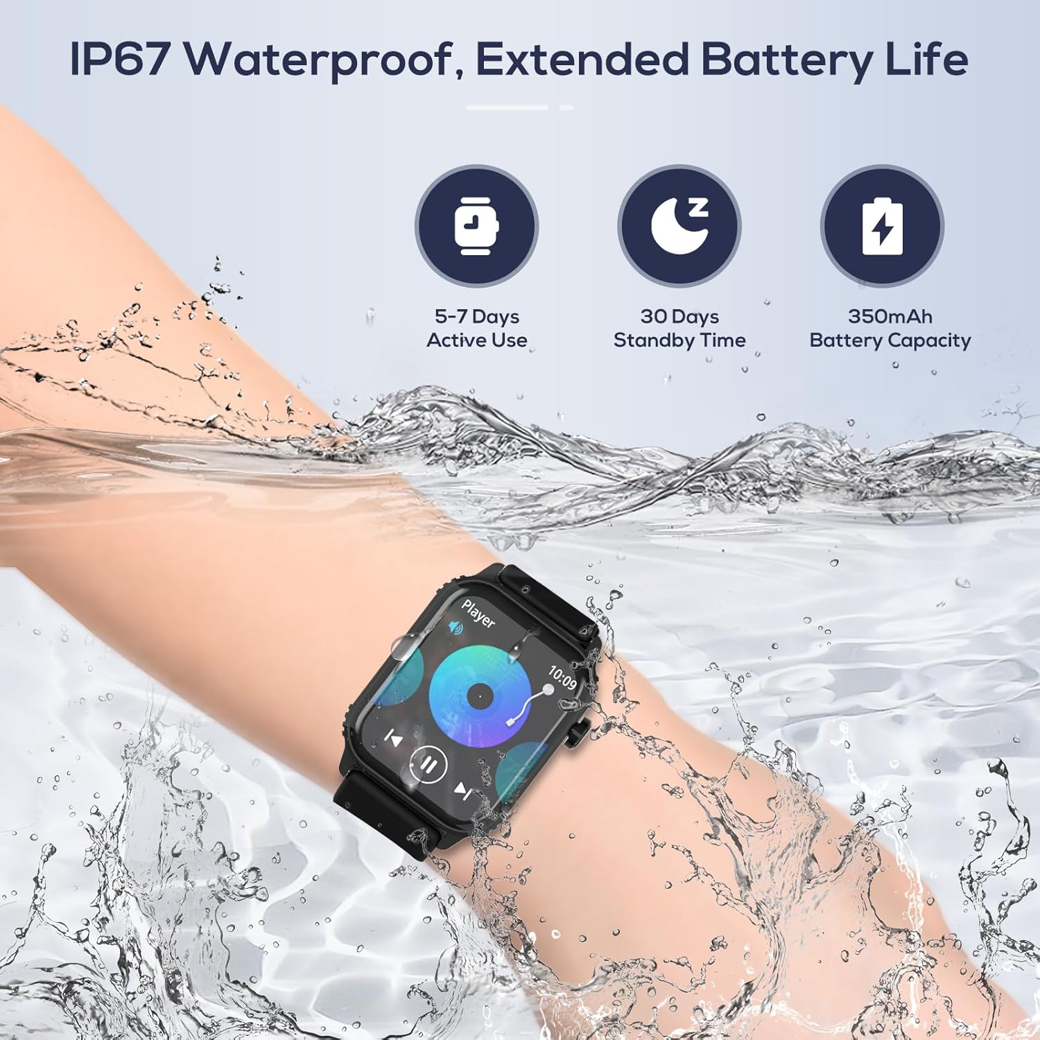TRAUSI - Reloj Inteligente para Mujeres y Hombres – Pantalla HD 1.83", 120 Modos Deportivos, Monitor de Frecuencia Cardíaca y Sueño - Imagen 7