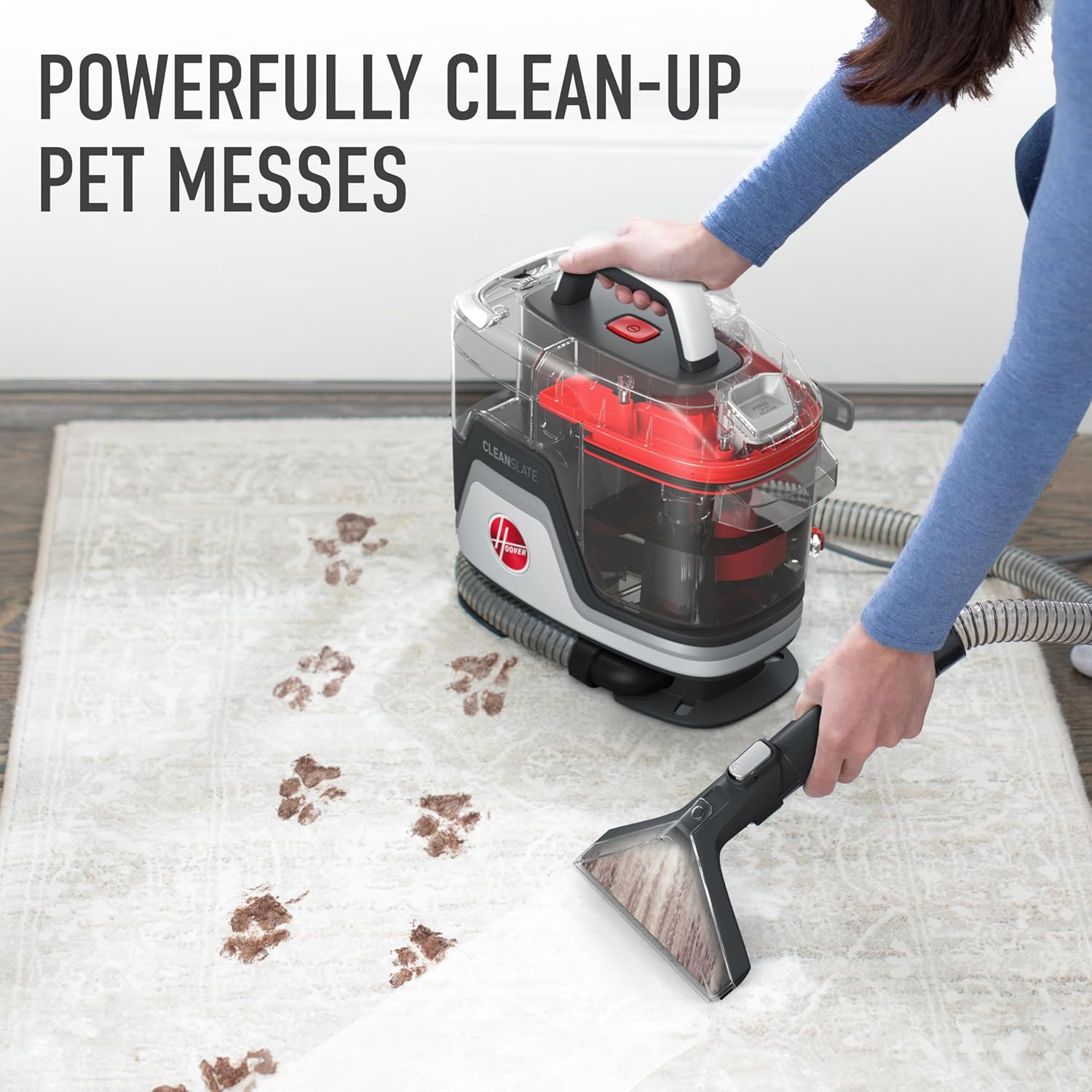 Hoover - FH14050 - Limpiador Portátil de Manchas para Alfombras y Tapicería Blanco - Imagen 10