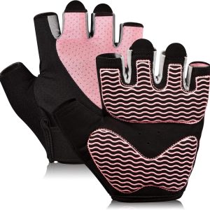 Sunnex - Guantes de Gimnasio Sin Dedos – Transpirables para Levantamiento de Pesas, Ciclismo y Entrenamiento