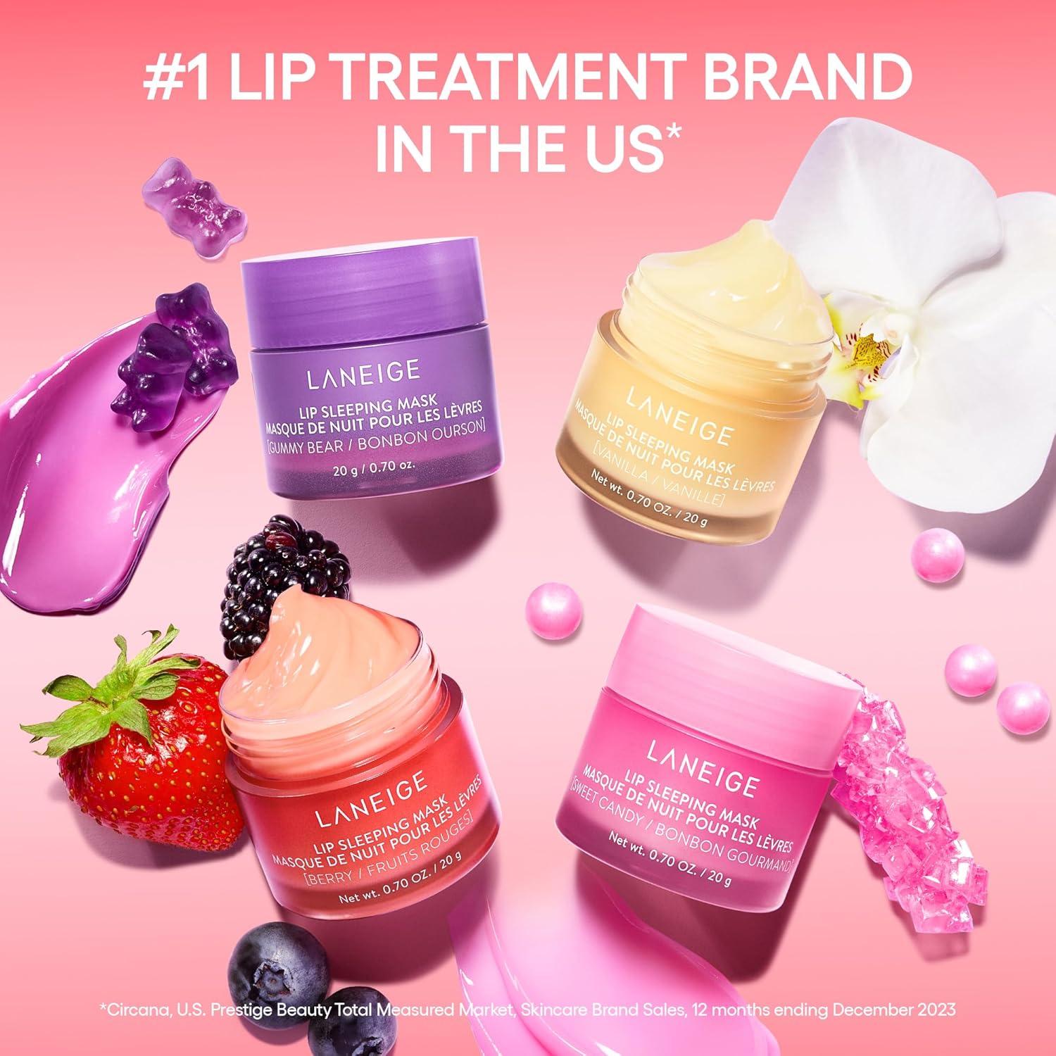 LANEIGE Lip Glowy Balm – Hidratante, Brillante, Ligero y Tinte Suave con Manteca de Karité - Imagen 5