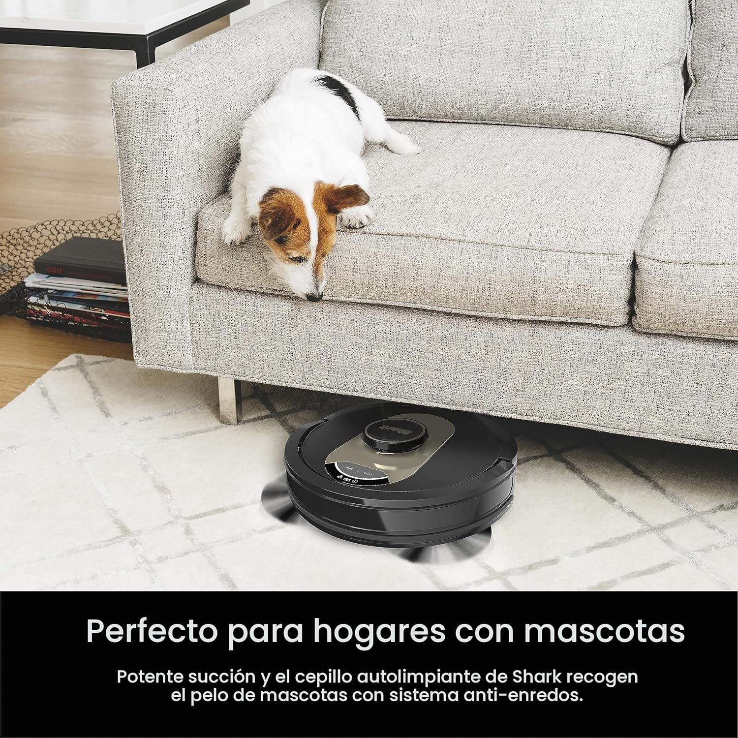Shark - Robot Aspirador AI con Base XL, Autovacío 60 Días, Wi-Fi y Control por Voz - Imagen 11