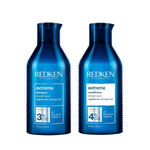 Redken - Extreme Set Shampoo & Conditioner | Repara y Fortalece Cabello Dañado con Proteínas – Pack de 2 (10.1 Fl Oz)