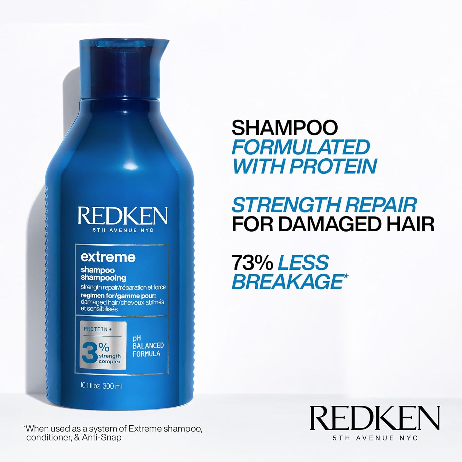 Redken - Extreme Shampoo-Repara y Fortalece el Cabello Dañado con Proteínas - Imagen 4